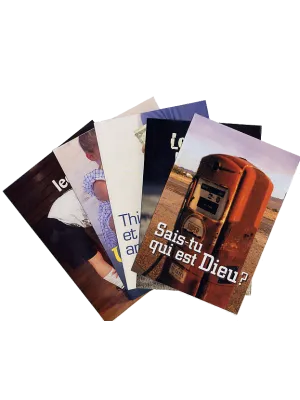 Lot de 5 dépliants pour enfants