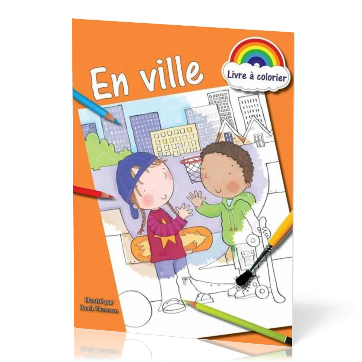 En ville - livre à colorier