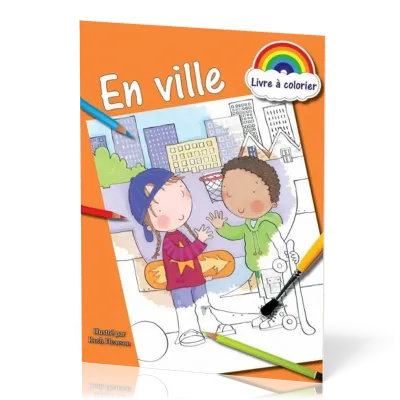 En ville - livre à colorier