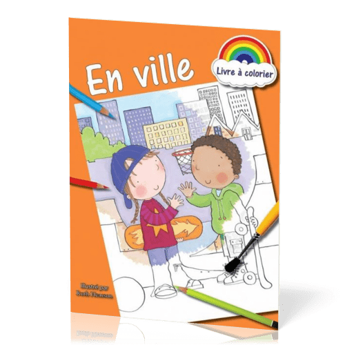 En ville - livre à colorier