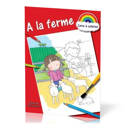 À la ferme - livre à colorier