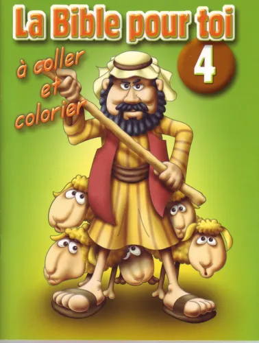 Bible pour toi (La), No 4 - à coller et colorier