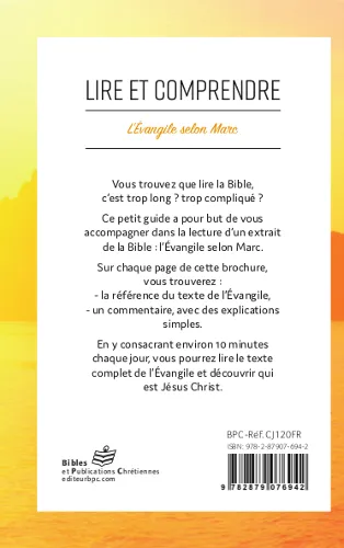 Lire et comprendre Marc