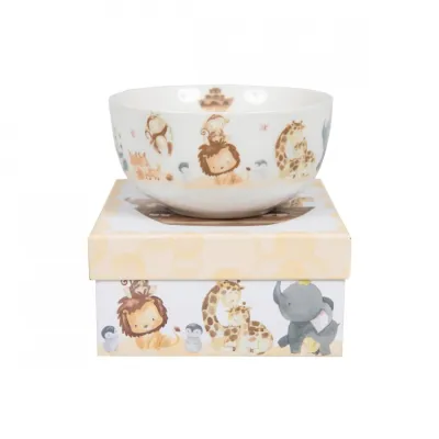 Bol à céréales en porcelaine « Arche de Noé »