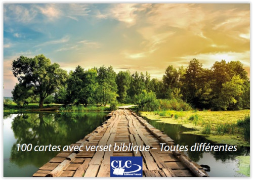 100 cartes avec verset biblique - Paysages