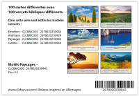 100 cartes avec verset biblique - Paysages