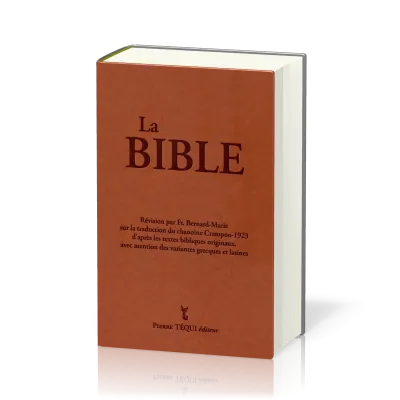Bible Crampon 1923 révisée 2023 - couverture marron