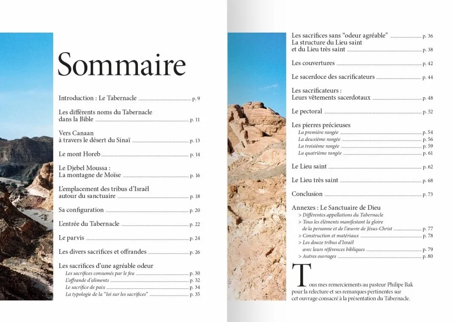 Tabernacle (Le) - [nouvelle édition augmentée] Sanctuaire de Dieu dans le désert