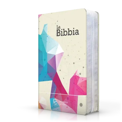 Italien, NR2006 Bible compacte - Modèle souple, toilé, zipper