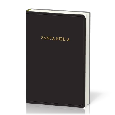 Espagnol, Bible, Reina Valera 1960, grands caractères, fibrocuir, noire
