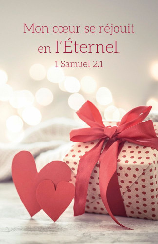 Cadeau (1 Samuel 2.1) - Calendrier format carte de crédit