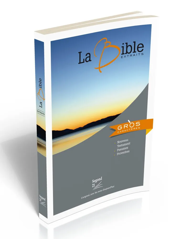Nouveau Testament, Psaumes et Proverbes, Segond 21, gros caractères, illustré - broché