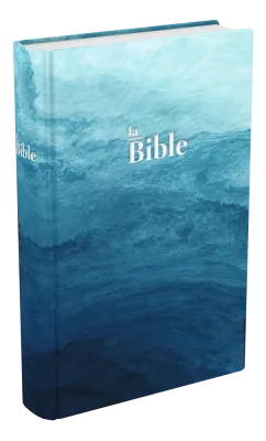 Bible Darby, format compact, bleu quadri - couverture rigide