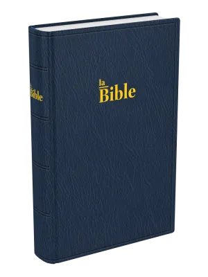 Bible Darby, format compact, bleu