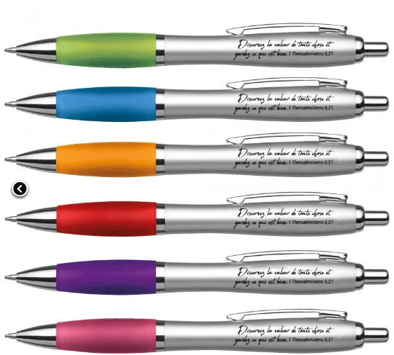 Stylo « Discernez la valeur de toute chose et gardez ce qui est bien » 1 Thessaloniciens 5.21 -...