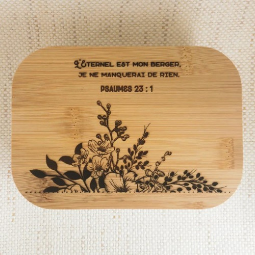 Lunch Box Psaumes 23.1 - Bambou et inox