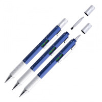 Stylo multi-outil bleu "Le Seigneur est ma force"