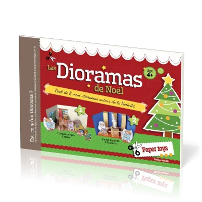 Dioramas de Noël (Les) - Pack de 8 mini-dioramas autour de la nativité.