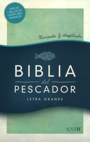 Espagnol, Bible, NVI, Biblia del Pescador, similicuir, vert, tranche argentée, gros caractères