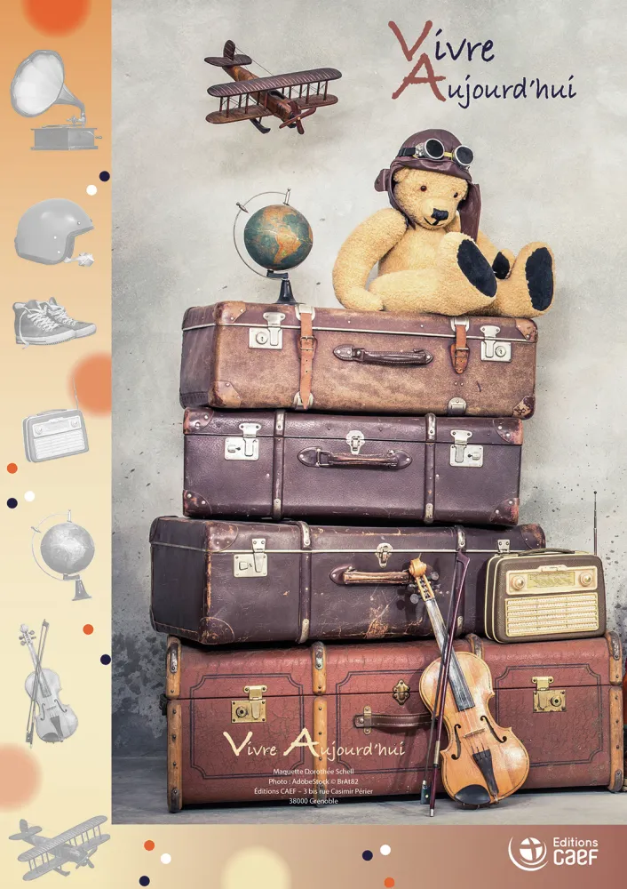 Vivre aujourd'hui - calendrier éphéméride, à suspendre et effeuiller, grande plaque