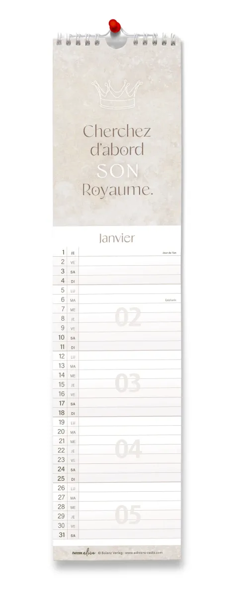 Calendrier Une vie épanouie - Calendrier avec cartes postales