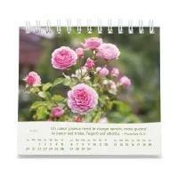 Roses - Petit calendrier avec 12 magnifiques photos de roses