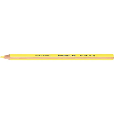 Crayon surligneur Staedtler à cire jaune - pour bible
