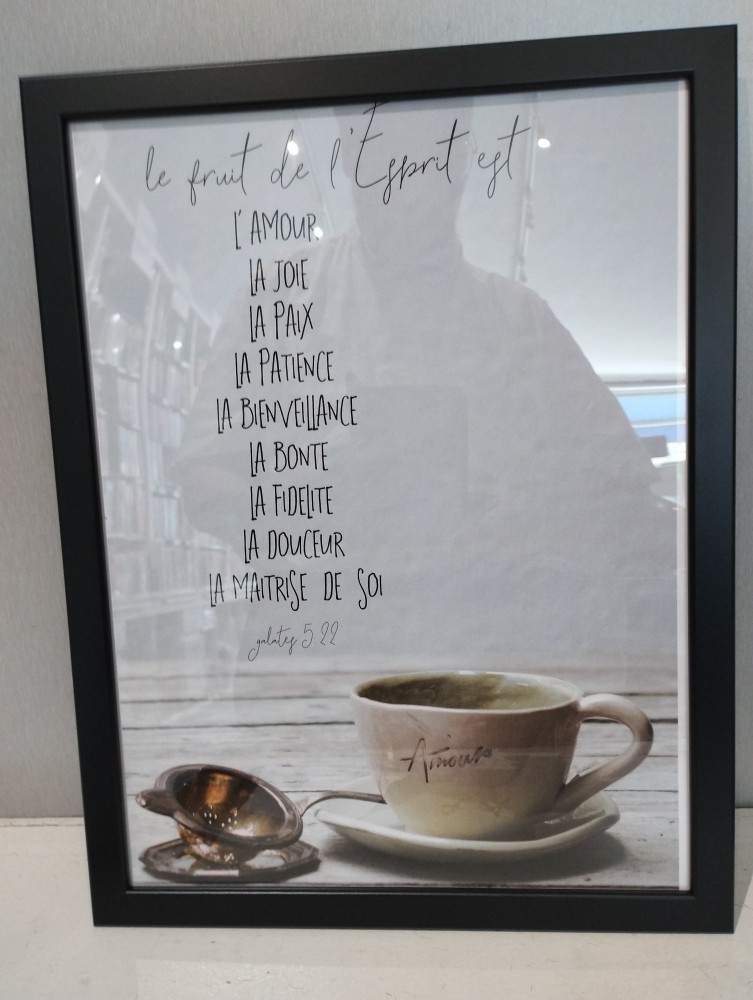 Cadre Le fruit de l'Esprit 30x42