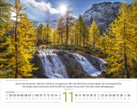 Calendrier Paysages Suisses - Allemand, Calendrier mural