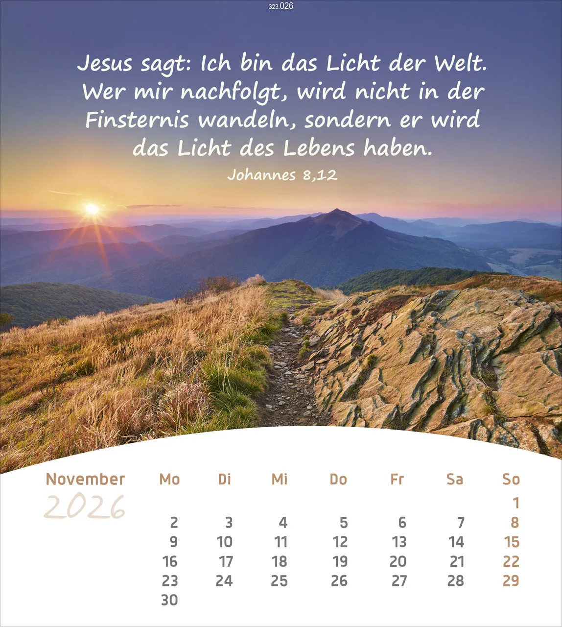 Allemand, La Vie pour toi - calendrier cartes postales