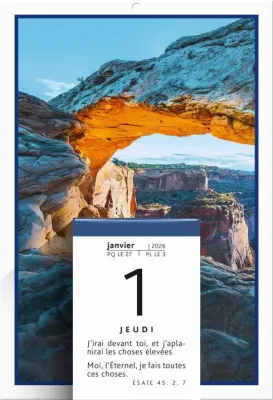 Calendrier Parole pour aujourd'hui - Éphéméride, à effeuiller