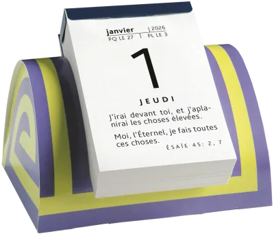Calendrier Parole pour aujourd'hui - de table, modèle 2