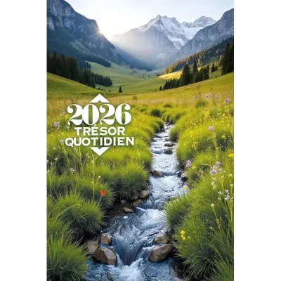Trésor quotidien - Calendrier éphéméride, mural à effeuiller