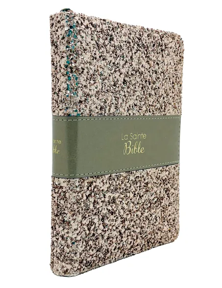 Bible Segond 1910, compacte, bronze doré pailleté