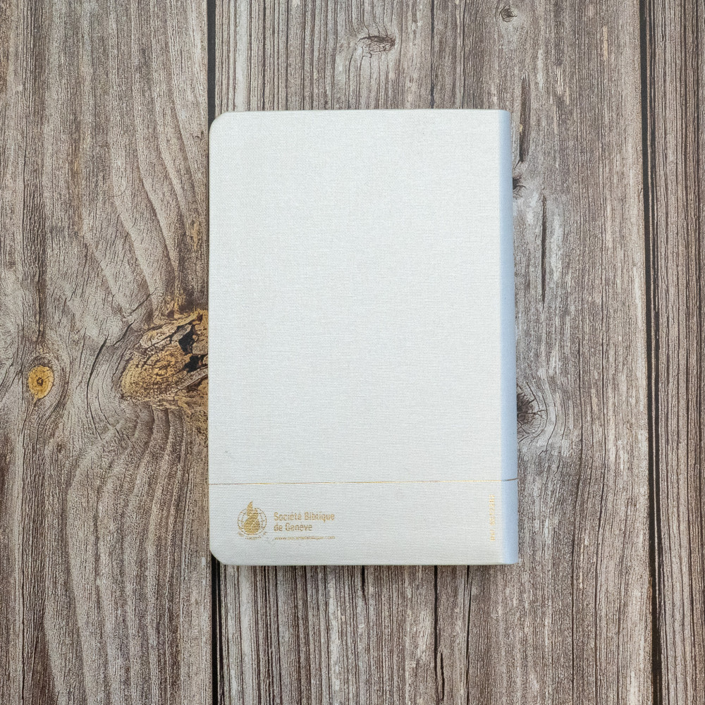 Bible Segond 21 compacte (Premium Style) - couverture souple toile blanche, avec tranches dorées...