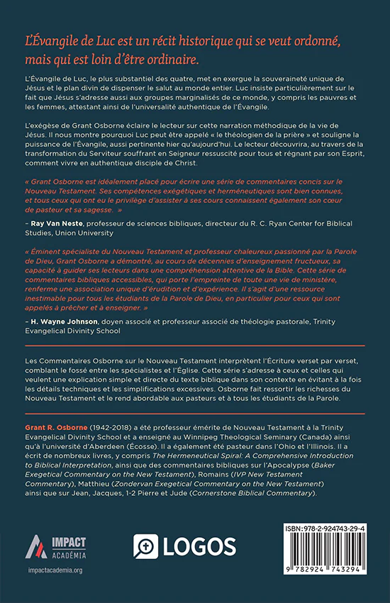 Luc - Verset par verset