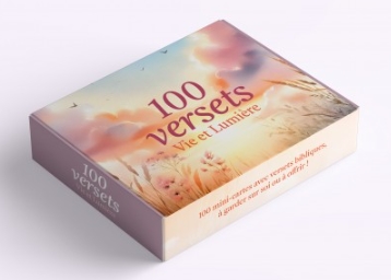 Lot de 100 mini-cartes "Vie et Lumière"