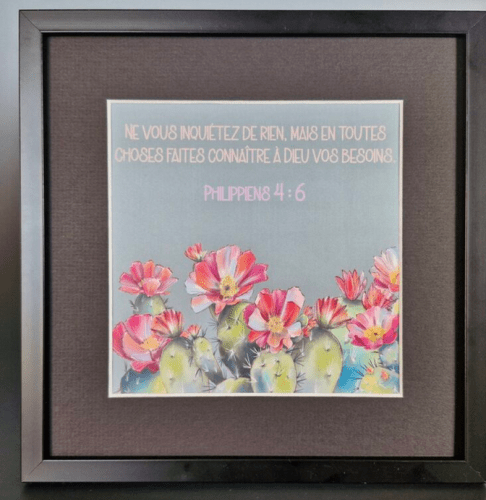 Tableau 20×20, Philippiens 4:6