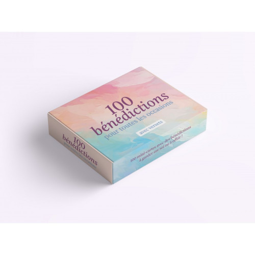 Coffret de 100 mini-cartes - 100 bénédictions pour toutes les occasions