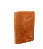 Bible Segond 21 compacte (Premium Style) - couverture souple, cuir brun, avec tranches dorées
