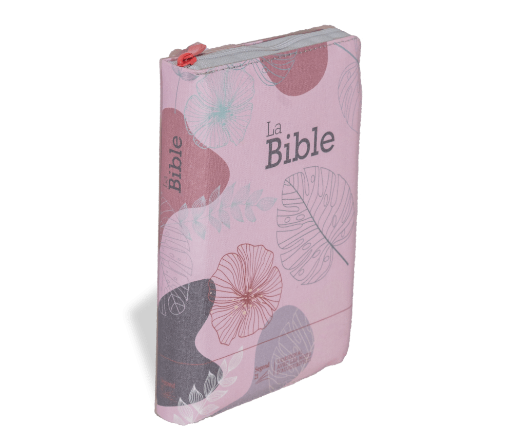 Bible Segond 21 compacte (Premium Style) - couverture souple toilée couleur rose bonbon, avec...