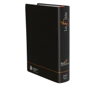 Bible Segond 21, gros caractères - couverture souple noire en fibrocuir, tranche argentée