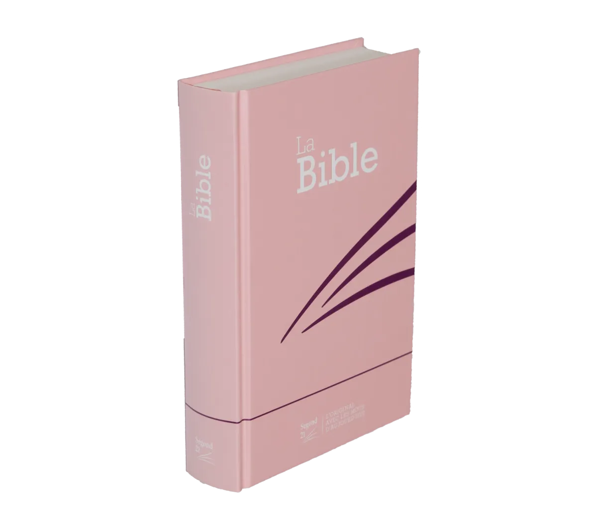 Bible Segond 21 compacte - Couverture rigide rose guimauve