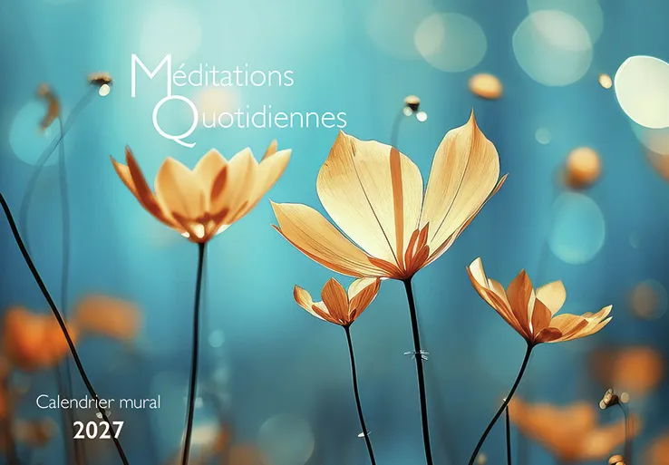 Méditations quotidiennes - calendrier éphéméride, bloc et plaque