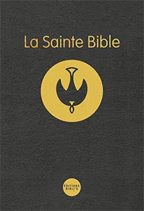 Bible à la Colombe Segond 1978, noire - semi-rigide, tranches or