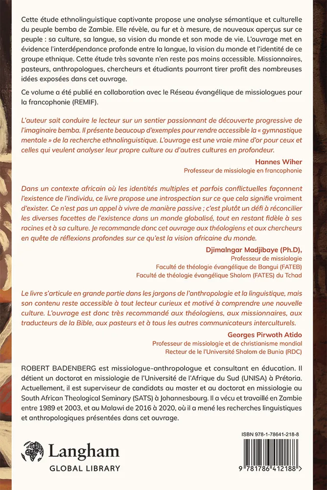 « Exister, sans plus », ce n’est même pas exister - Recherche ethnolinguistique sur la vision du...
