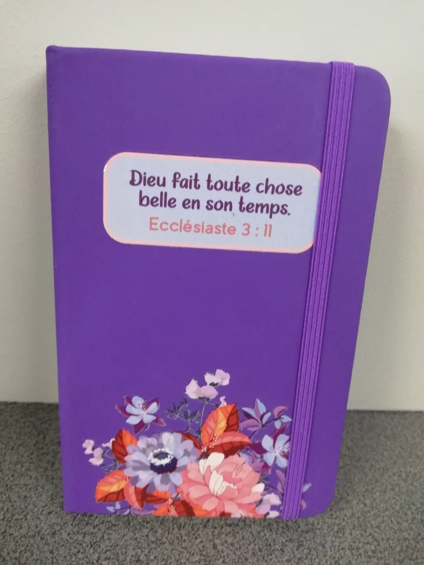 Carnet de notes, format poche, Ecc.3.11 - avec élastique, non-ligné