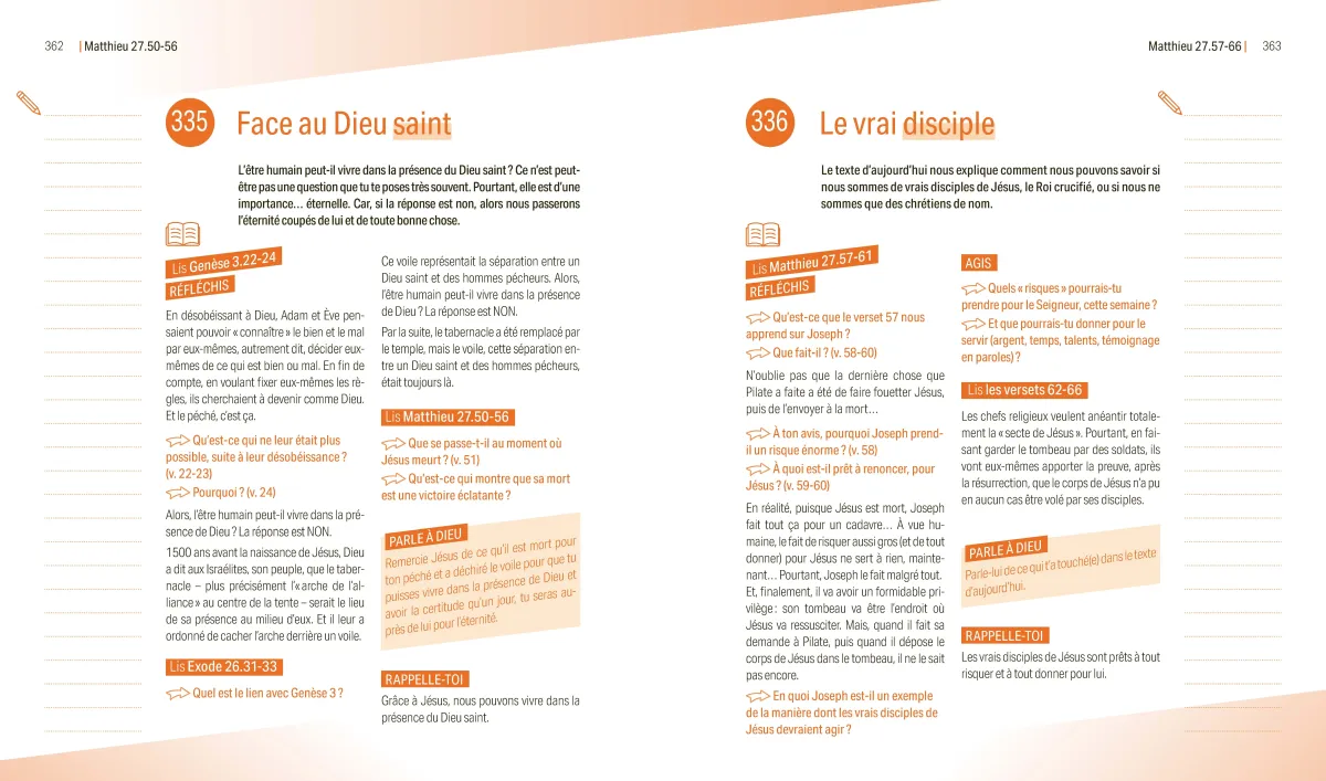Lis. Réfléchis. Agis. - vol. 2 - 365 jours pour booster ta foi