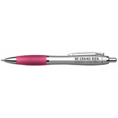 Stylo rose « Ne crains rien, car je suis avec toi. » Ésaïe 41.10 - Mot d'ordre 2027