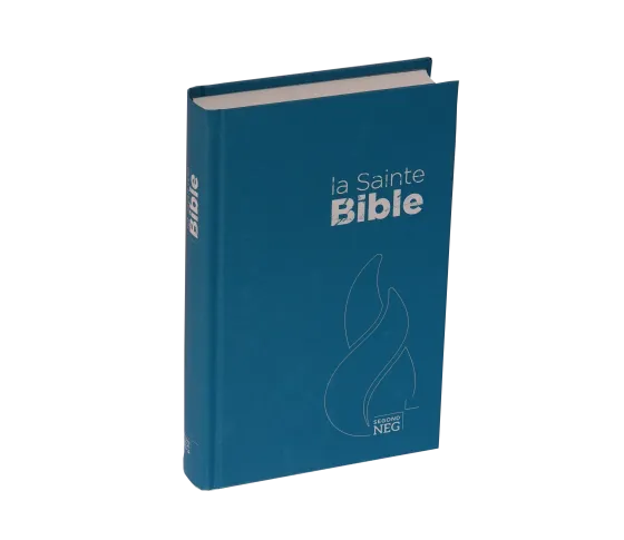 Bible Segond NEG compacte - couverture rigide imprimée bleue pacifique